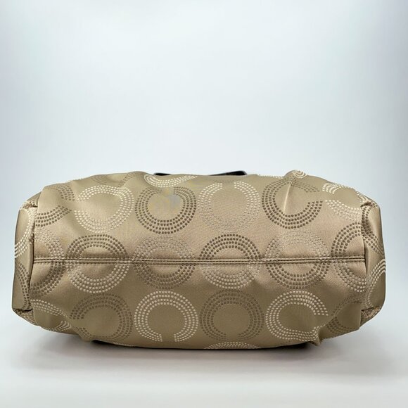 COACH Ashley Signature C Dotted Op Art Monogram Shoulder Bag - G1280-F20068 - Picture 6 of 14